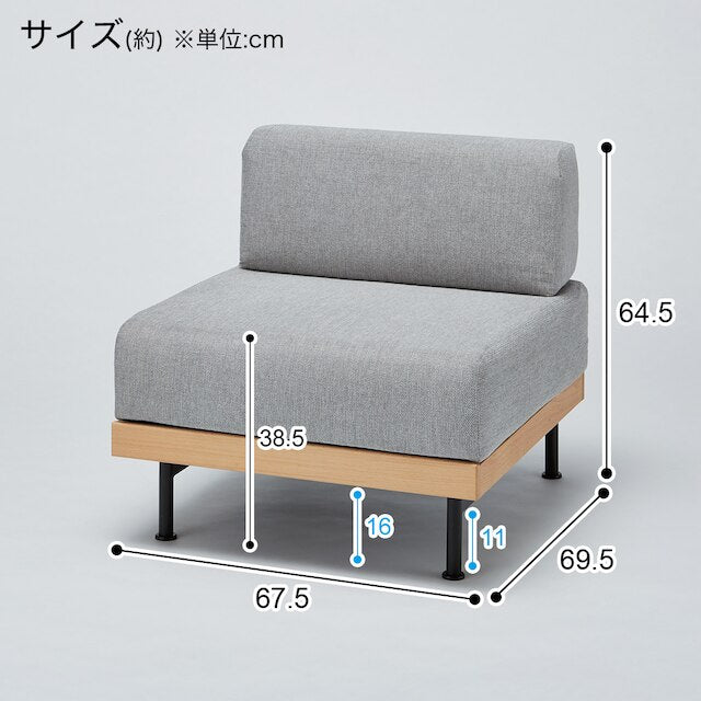 1P Sofa BD008 LBR