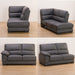 Corner Sofa Wall3-KD LC Leather-C1 GY