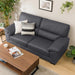 3 Seat Sofa Wall3-KD Leather-C1 GY