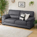 3 Seat Sofa Wall3-KD Leather-C1 GY