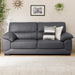 3 Seat Sofa Wall3-KD Leather-C1 GY