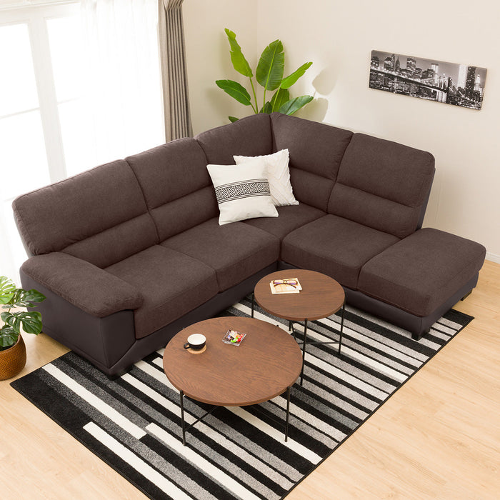 Corner Sofa Wall3-KD LC DBR