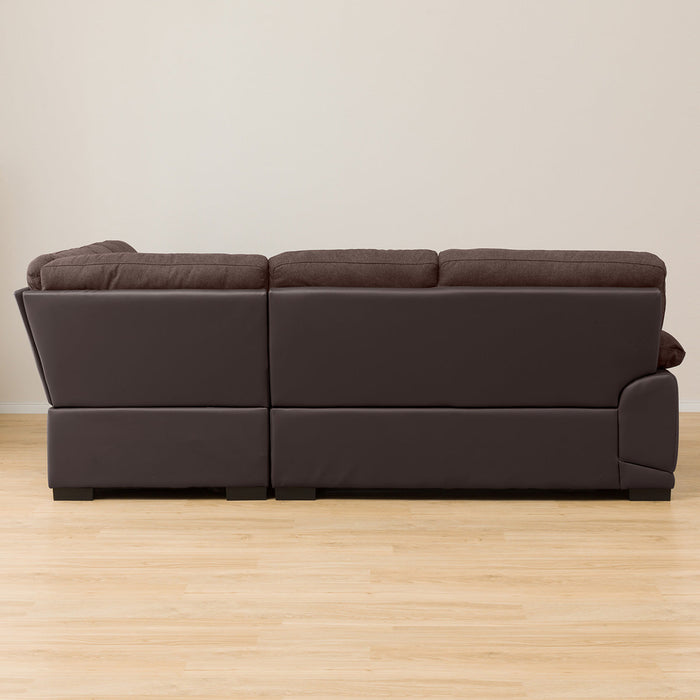 Corner Sofa Wall3-KD LC DBR