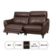 3 Seat Recliner Sofa Anhelo SK DBR