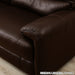 2P Right Arm Electric Sofa Jaffa NB DBR