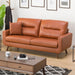 3 Seat Sofa Filln4-Leather BR/MBR