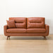 3 Seat Sofa Filln4-Leather BR/MBR