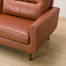 3 Seat Sofa Filln4-Leather BR/MBR