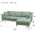 L Shape Sofa N-Pocket A15 DR-GGR-L