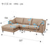 L Shape Sofa N-Pocket A15 DR-BE-R