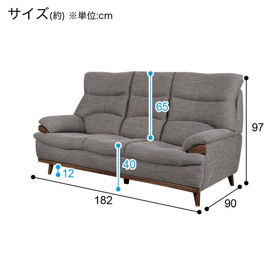 3S-Sofa Pd02S DR-GY