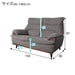 2S-Sofa Pd02S DR-GY