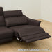 2P Left Arm Electric Sofa Cherryb NB DBR