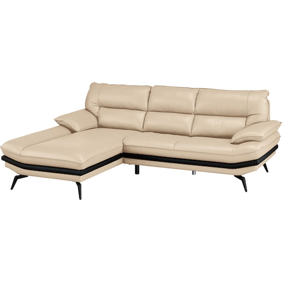 Corner Sofa Lozo KD BE Leather RC