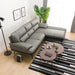 Corner Sofa Lozo KD DGY Leather LC