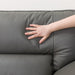 Corner Sofa Lozo KD DGY Leather RC