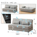 Sofabed Mobel 2P/Bolster GY