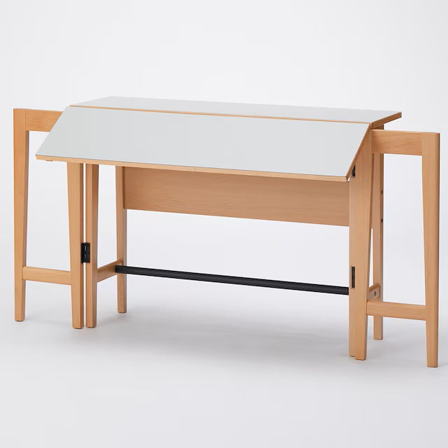 Console Desk BD001 GY/LBR