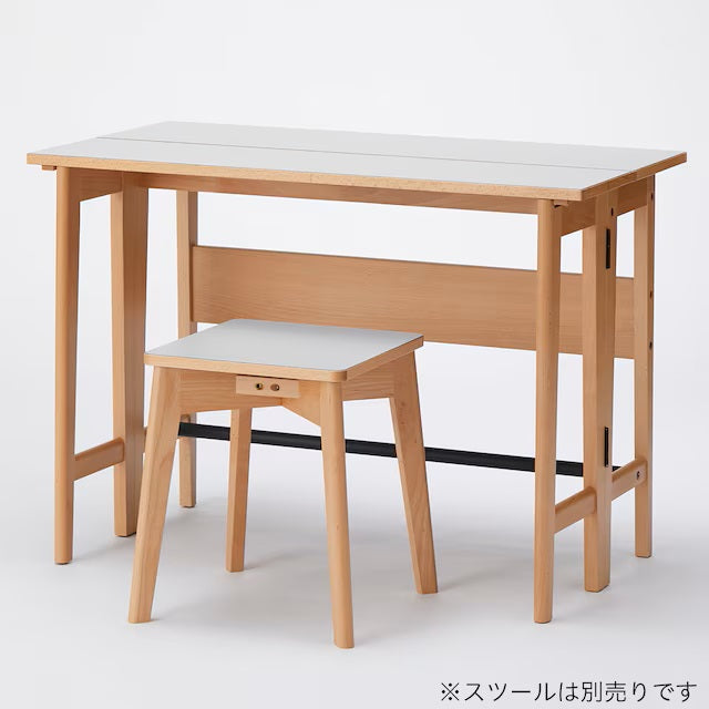 Console Desk BD001 GY/LBR