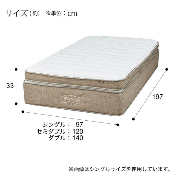 Single Mattress N-Sleep Luxury L2-CC