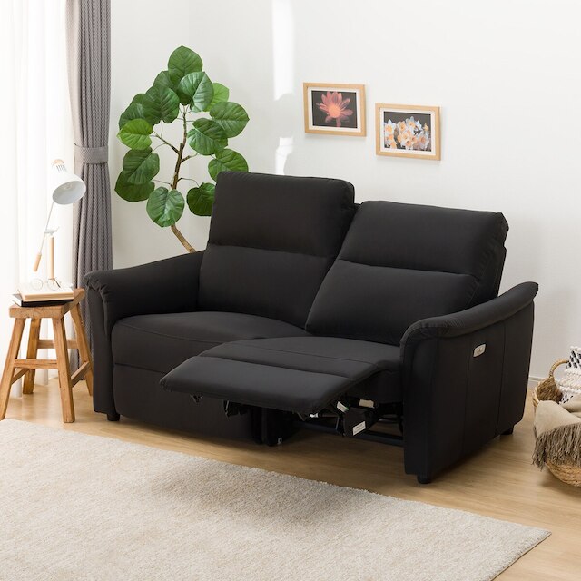 2 Seater Reclining Sofa KK6133 N-Shield BK