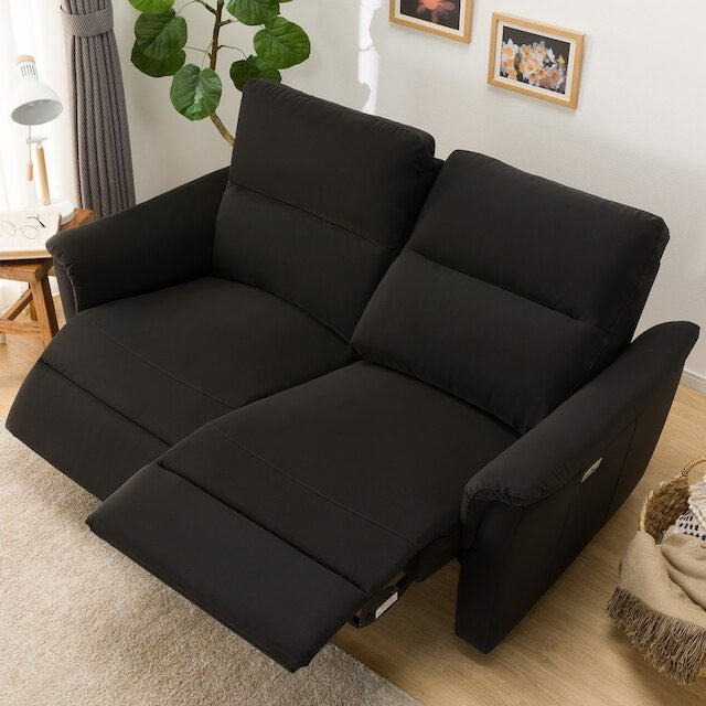 2 Seater Reclining Sofa KK6133 N-Shield BK