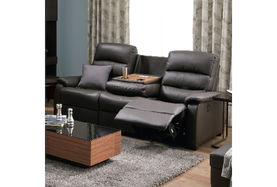 3 Seat Recliner Sofa N-Believa DBR2-Szn116 Leather