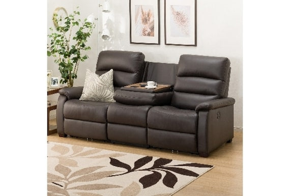 3 Seat Recliner Sofa N-Believa DBR2-Szn116 Leather