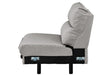 Armless Sofa Lozo KD DGY Leather