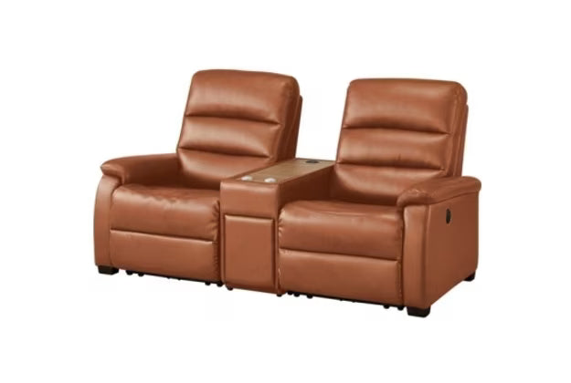 2S Sofa N-Believa BR2-SCF66 TK Leather with Storage Table