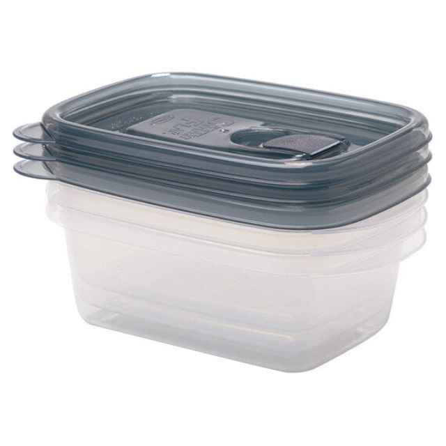 Microwave Safe Storage Container 400 3P GY SF