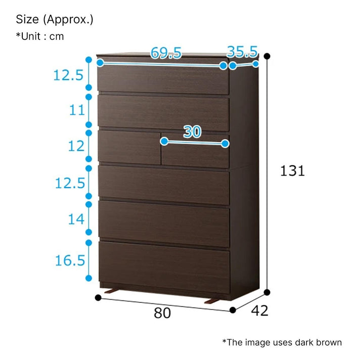 High Chest Quess 80-6HC WH