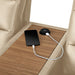 2S Sofa N-Believa BE2-MI15 Leather with Storage Table