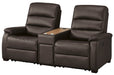 2S Sofa N-Believa DBR2-SZN116 Leather with Storage Table