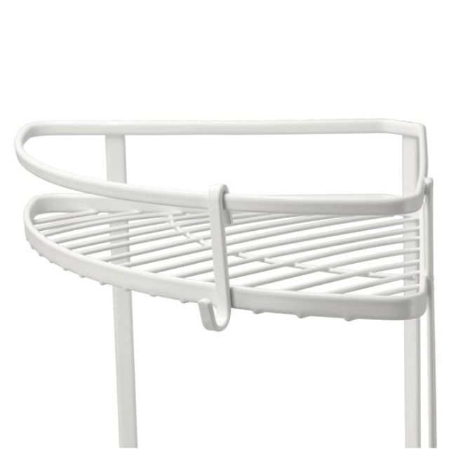 Wire Bath Rack 2-Tier Corner Piatto-2 W27.7xD20xH34