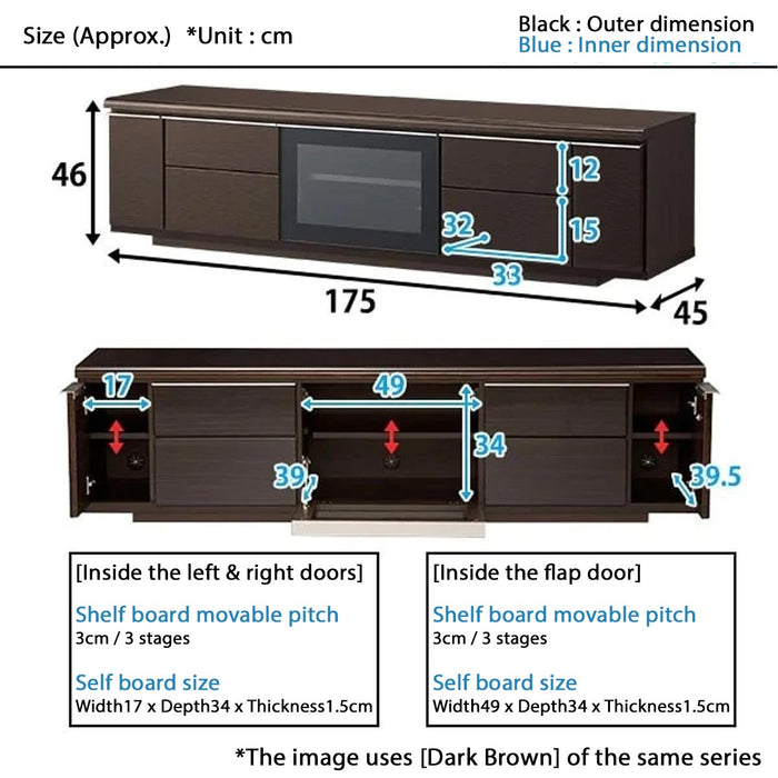 TV Cabinet Postia 175 WH