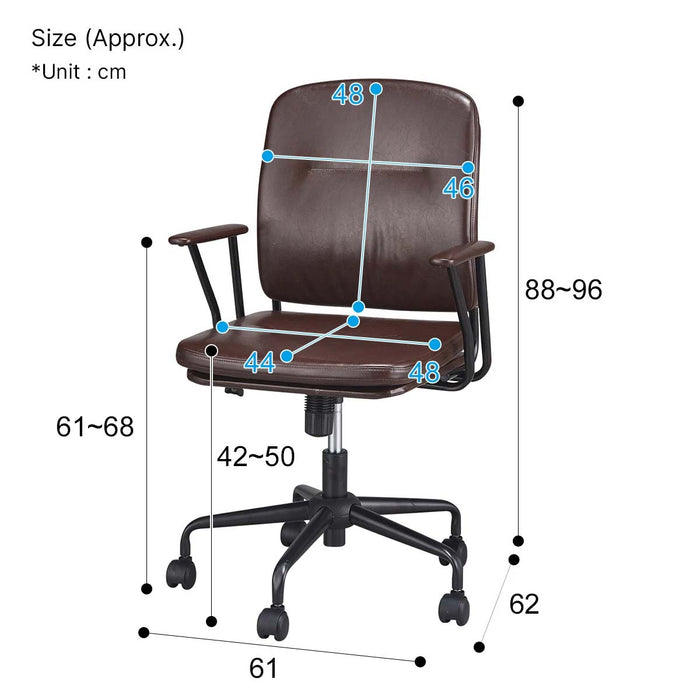 Desk Chair N Shield Smoke DH DBR