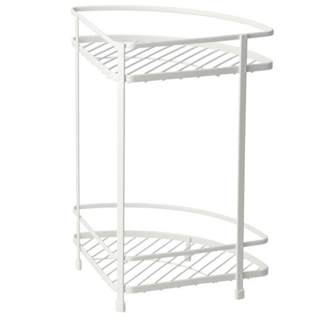 Wire Bath Rack 2-Tier Corner Piatto-2 W27.7xD20xH34