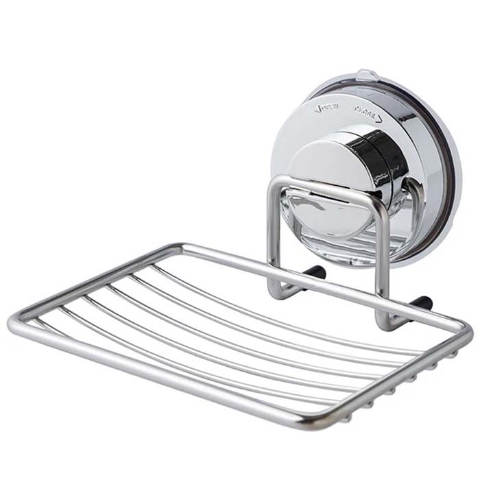 Stainless Soap Dish With Suction Cup Cred