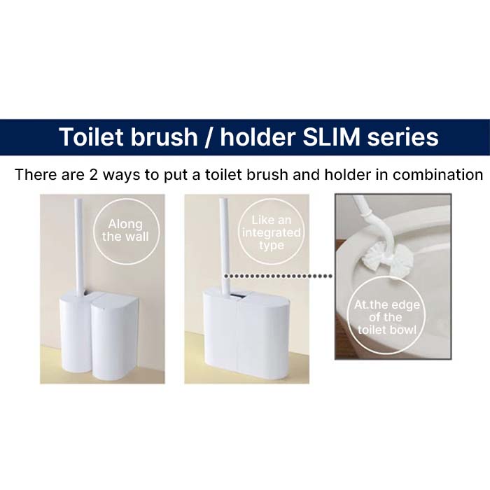 Slim Toilet Brush WH