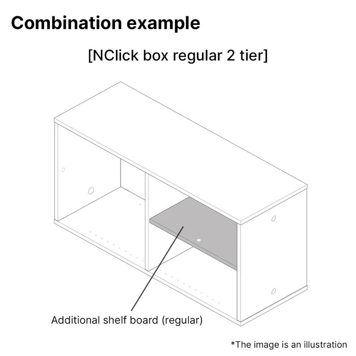 Additional Shelf N-Click Box Reg MBR 2