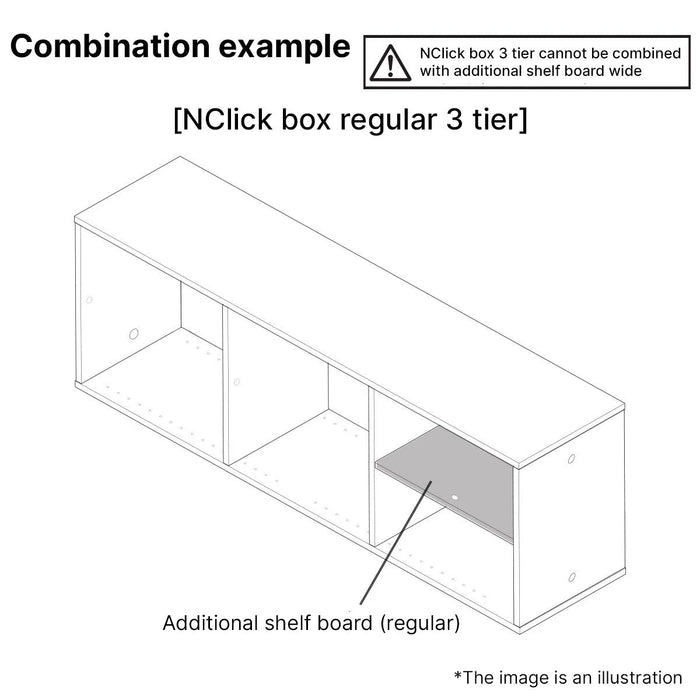 Additional Shelf N-Click Box Reg MBR 2