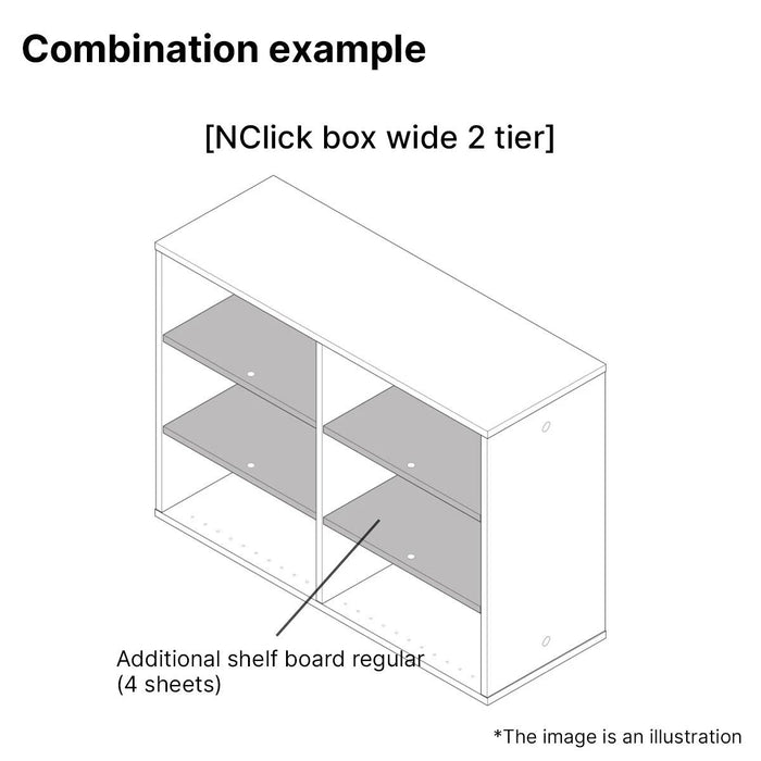 Additional Shelf N-Click Box Reg MBR 2