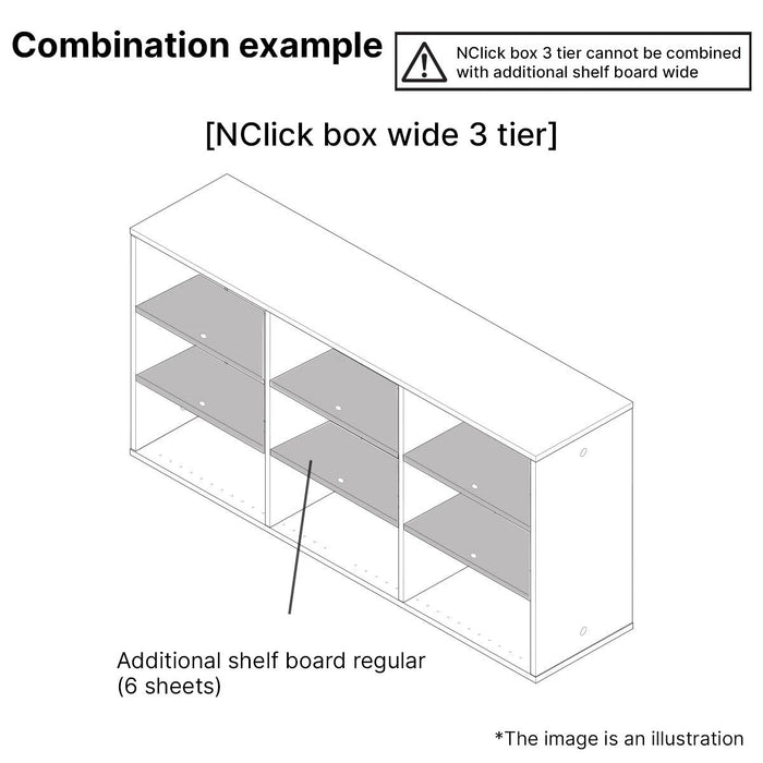 Additional Shelf N-Click Box Reg MBR 2