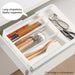 2 Way Extension Cutlery Tray WH N-Blanc