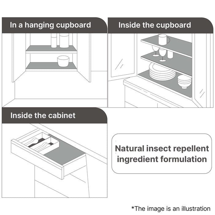 Insect Repellent Kitchen Sheet 55CM