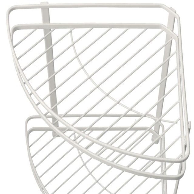 Wire Bath Rack 2-Tier Corner Piatto-2 W27.7xD20xH34