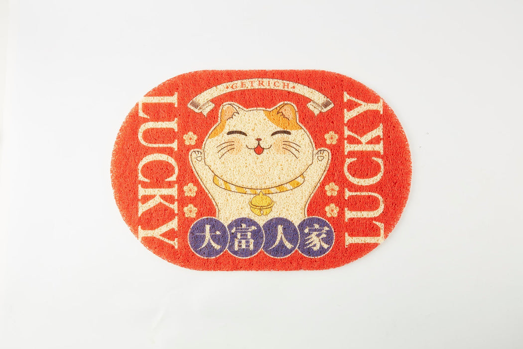 Outdoor Mat Lucky Cat