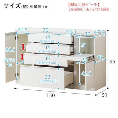 Countertop Resume 150CT WH