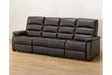 4 Seat Recliner Sofa N-Believa DBR Leather